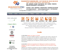 Tablet Screenshot of diagnosticpro.fr